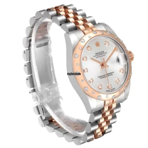 Marvellous Fake Rolex Lady-datejust 178341 Automatic Movement 31mm Gold/steel Case Womens Watch - Image 9
