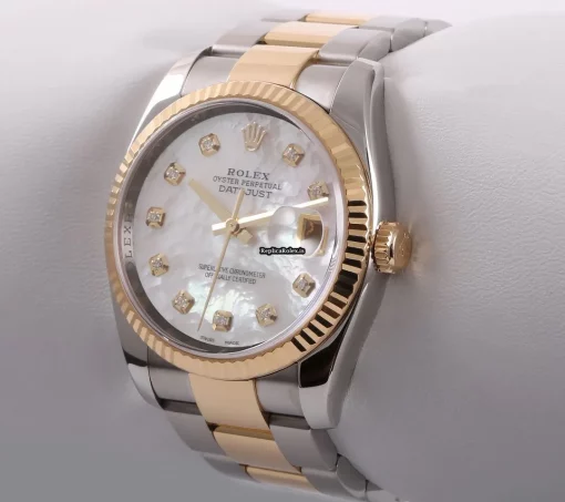 Trustworthy Replica Rolex Datejust 116233 Automatic Movement 36mm Steel Case Mens/unisex Watch - Image 4