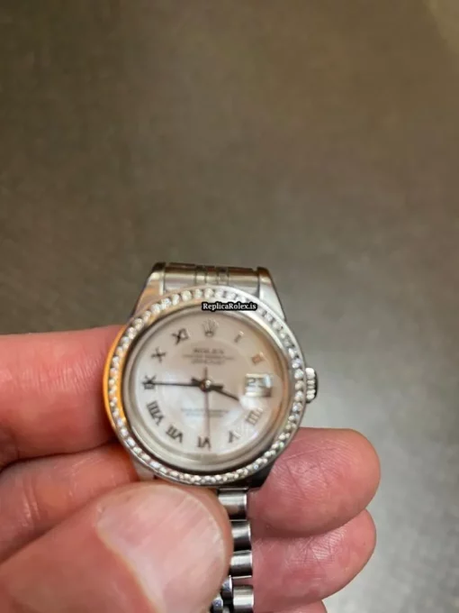 Incredible Replica Rolex Lady-datejust 79174 Caliber 2235 Automatic Movement 26mm Steel Case Womens Watch - Image 11