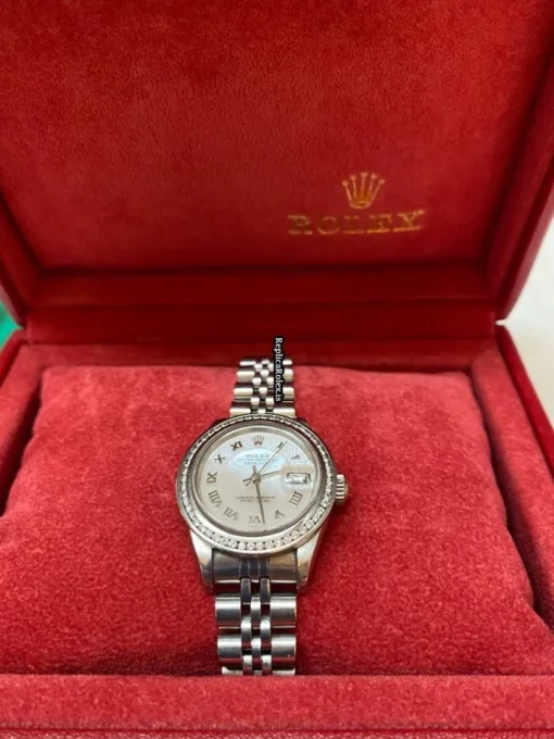 Incredible Replica Rolex Lady-datejust 79174 Caliber 2235 Automatic Movement 26mm Steel Case Womens Watch - Image 8