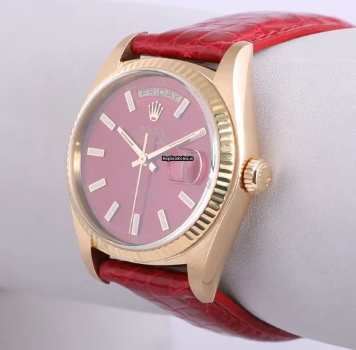 Marvellous Copies Rolex Day-date 36 18038 Automatic Movement 36mm Yellow Gold Case Mens/unisex Watch - Image 4