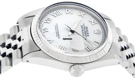 Remarkable Fake Rolex Datejust 16014 Caliber 3035 Automatic Movement 36mm Steel Case Mens/unisex Watch - Image 8
