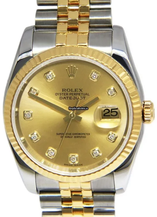 Stylish Replica Rolex Datejust 116233 Automatic Movement 36mm Steel Case Watch