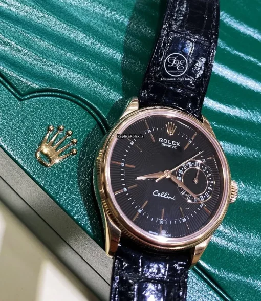 Lovely Replica Rolex Cellini Date 50515 Caliber 3165 Automatic Movement 39mm Rose Gold Case Mens/unisex Watch