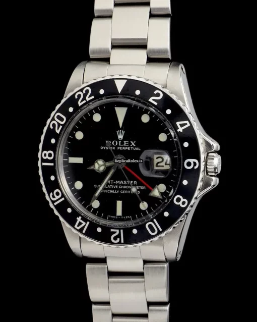 Great Imitation Rolex Gmt-master 1675 Caliber 1570 Automatic Movement 40mm Steel Case Mens/unisex Watch - Image 2