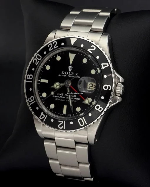 Great Imitation Rolex Gmt-master 1675 Caliber 1570 Automatic Movement 40mm Steel Case Mens/unisex Watch - Image 3
