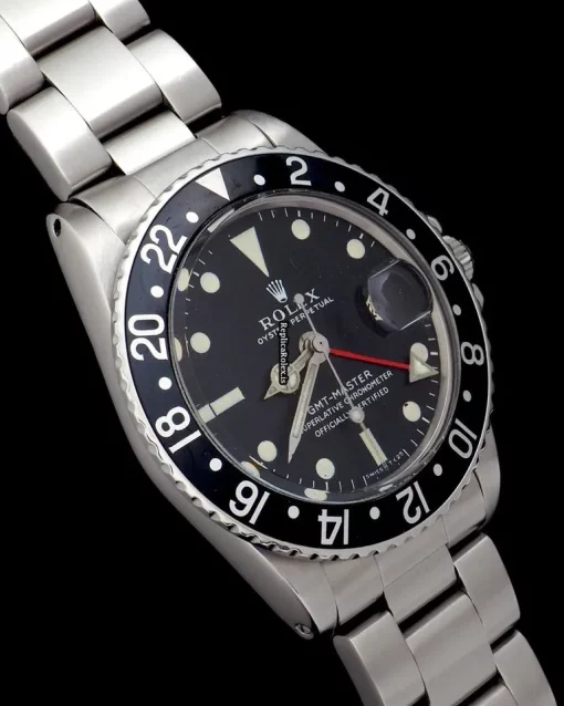 Great Imitation Rolex Gmt-master 1675 Caliber 1570 Automatic Movement 40mm Steel Case Mens/unisex Watch - Image 4