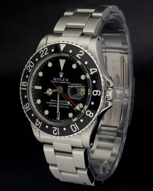 Great Imitation Rolex Gmt-master 1675 Caliber 1570 Automatic Movement 40mm Steel Case Mens/unisex Watch - Image 7