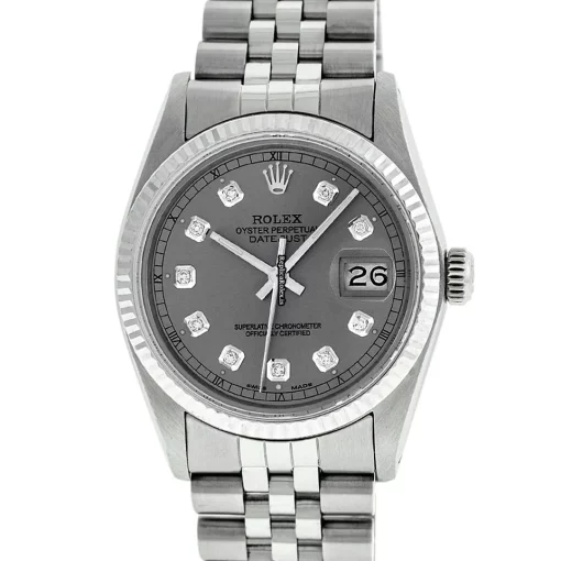 Great Fake Rolex Datejust 16014 Caliber 3035 Automatic Movement 36mm Steel Case Mens/unisex Watch - Image 2
