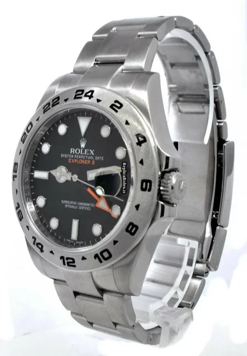 Lovely Copy Rolex Explorer II 216570 Automatic Movement 42mm Steel Case Mens/unisex Watch - Image 9