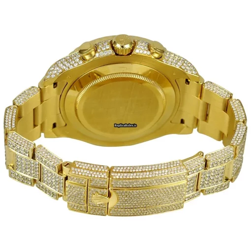 Recommend Fake Rolex Yacht-master II 116688 Caliber 4161 Automatic Movement 44mm Yellow Gold Case Mens/unisex Watch - Image 4