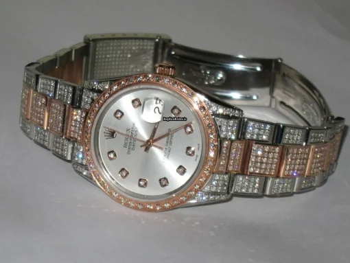 Fabulous Replica Rolex Datejust Self Winding Automatic 36mm Gold/steel Case Mens/unisex Watch - Image 4
