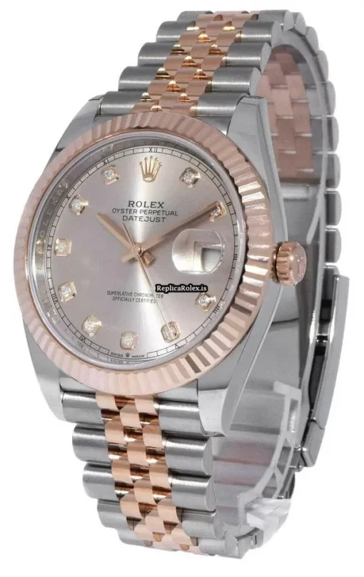 Inexpensive Replica Rolex Datejust II 126331 Automatic Movement 41mm Gold/steel Case Watch - Image 3