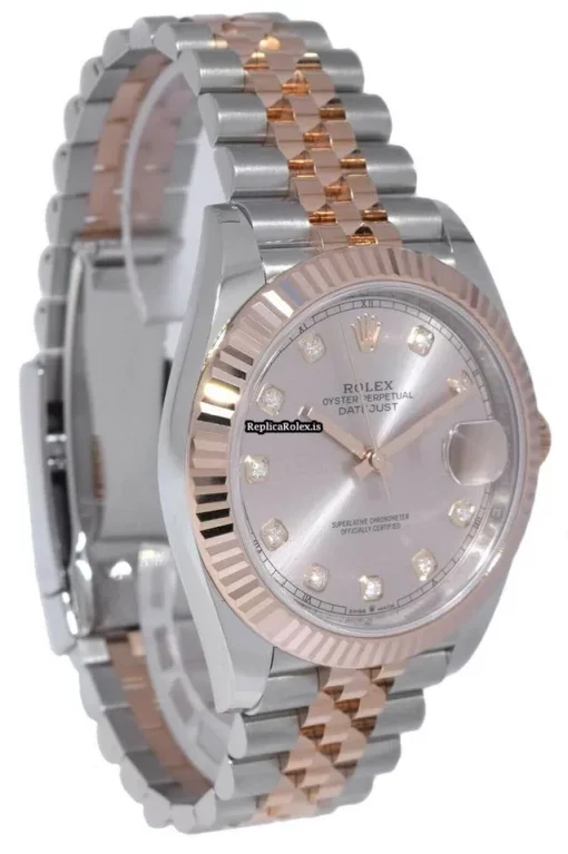 Inexpensive Replica Rolex Datejust II 126331 Automatic Movement 41mm Gold/steel Case Watch - Image 4