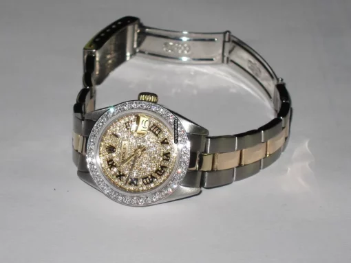 Well Made Copies Rolex Datejust Self Winding Automatic 26mm Gold/steel Case Womens Watch - Image 4