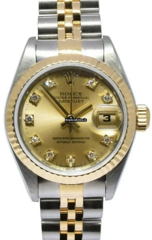 Perfect Fake Rolex Lady-datejust 69173 Automatic Movement Womens Watch