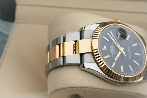 Incredible Fake Rolex Datejust 126333 Caliber 3235 Automatic Movement 41mm Gold/steel Case Mens/unisex Watch - Image 3