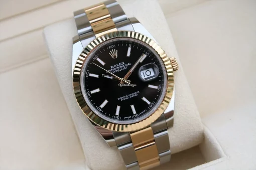 Incredible Fake Rolex Datejust 126333 Caliber 3235 Automatic Movement 41mm Gold/steel Case Mens/unisex Watch - Image 5