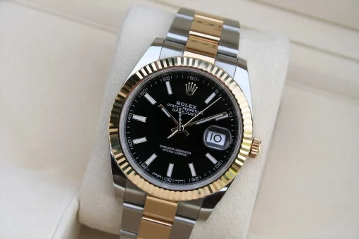 Incredible Fake Rolex Datejust 126333 Caliber 3235 Automatic Movement 41mm Gold/steel Case Mens/unisex Watch - Image 7