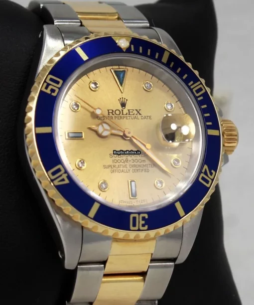 Lovely Replica Rolex Submariner Date 16613 Automatic Movement 40mm Steel Case Watch - Image 2