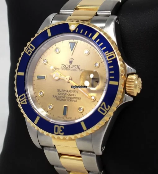 Lovely Replica Rolex Submariner Date 16613 Automatic Movement 40mm Steel Case Watch - Image 4