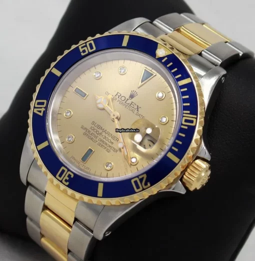 Lovely Replica Rolex Submariner Date 16613 Automatic Movement 40mm Steel Case Watch - Image 5