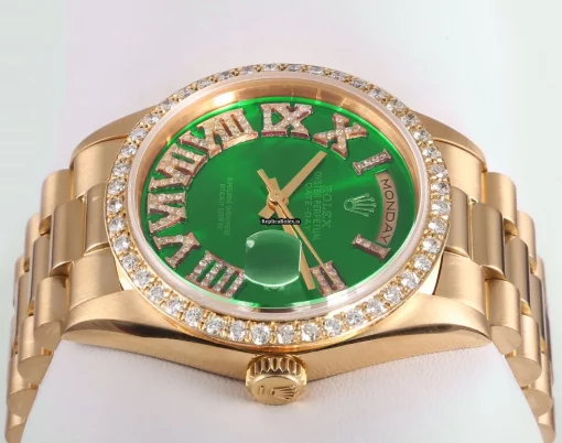 Ideal Fake Rolex Day-date 36 18238 Automatic Movement 36mm Yellow Gold Case Mens/unisex Watch - Image 5