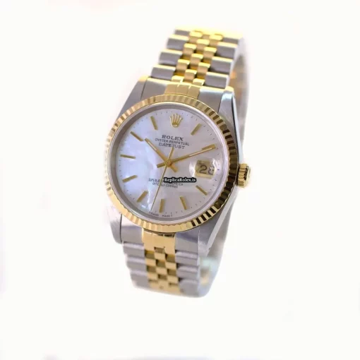Good Replica Rolex Datejust 16233 Caliber 3135 Automatic Movement 36mm Gold/steel Case Mens/unisex Watch - Image 2