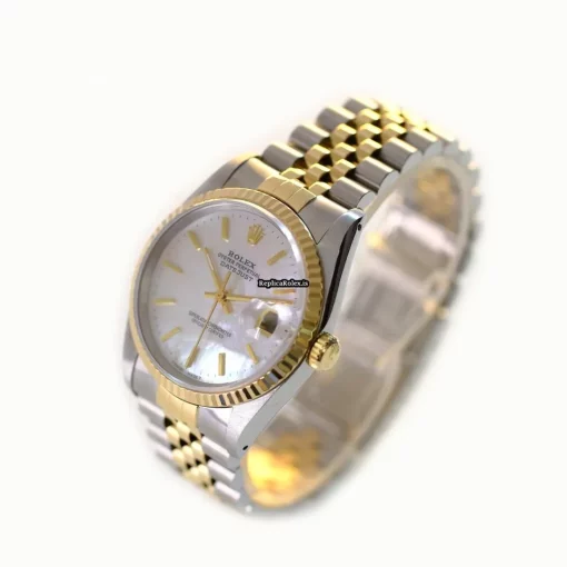 Good Replica Rolex Datejust 16233 Caliber 3135 Automatic Movement 36mm Gold/steel Case Mens/unisex Watch - Image 3