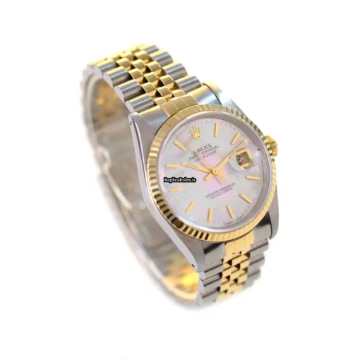 Good Replica Rolex Datejust 16233 Caliber 3135 Automatic Movement 36mm Gold/steel Case Mens/unisex Watch - Image 4
