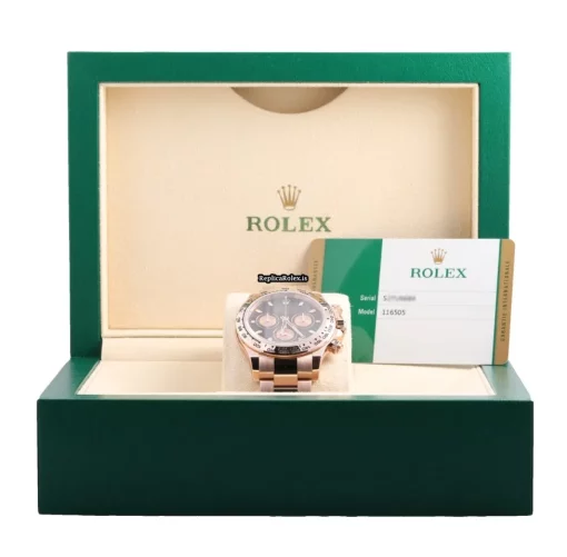 Mind-boggling Fake Rolex Daytona 116505 Automatic Movement 40mm Rose Gold Case Mens/unisex Watch - Image 2