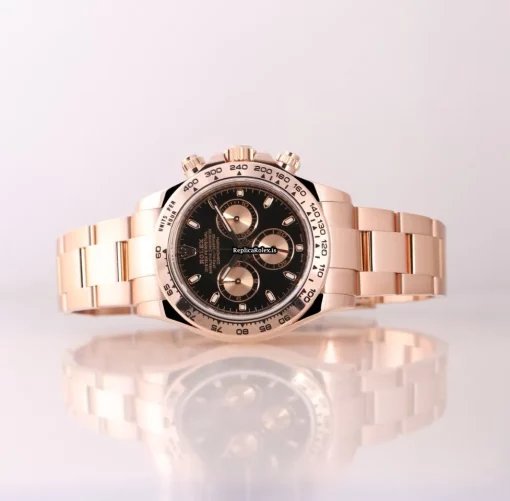Mind-boggling Fake Rolex Daytona 116505 Automatic Movement 40mm Rose Gold Case Mens/unisex Watch - Image 8