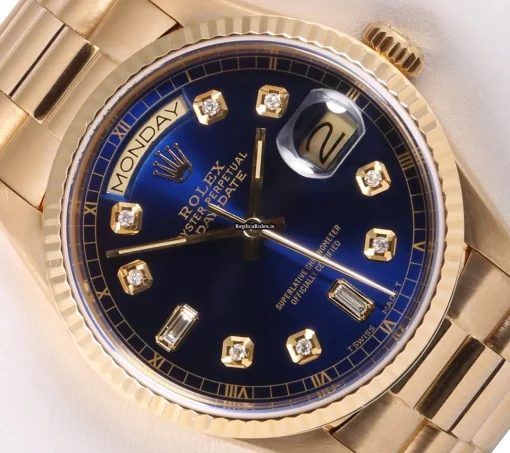 Mind-boggling Imitation Rolex Day-date 36 18238 Automatic Movement 36mm Yellow Gold Case Mens/unisex Watch