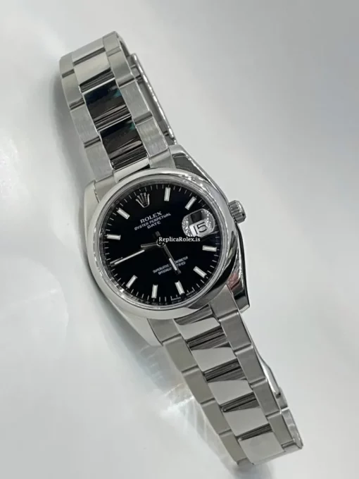 Recommend Replica Rolex Oyster Perpetual Date 115200 Caliber 3135 Automatic Movement 34mm Steel Case Mens/unisex Watch - Image 6