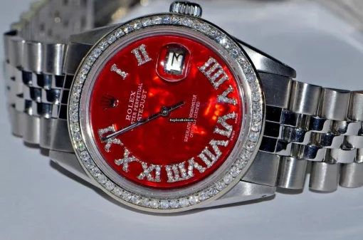 Popular Fakes Rolex Datejust Self Winding Automatic 36mm Steel Case Womens Watch - Image 3