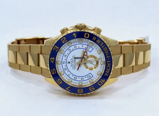 Incredible Copy Rolex Yacht-master II 116688 Automatic Movement 44mm Yellow Gold Case Watch - Image 10