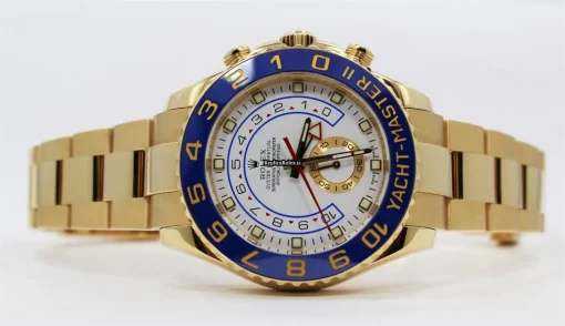 Incredible Copy Rolex Yacht-master II 116688 Automatic Movement 44mm Yellow Gold Case Watch - Image 11