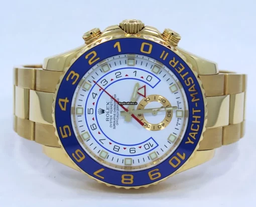 Incredible Copy Rolex Yacht-master II 116688 Automatic Movement 44mm Yellow Gold Case Watch - Image 12