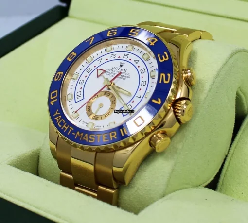 Incredible Copy Rolex Yacht-master II 116688 Automatic Movement 44mm Yellow Gold Case Watch - Image 5