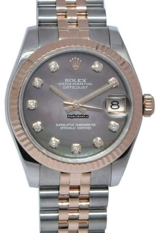 Quality Replica Rolex Lady-datejust 178271 Automatic Movement 31mm Steel Case Womens Watch