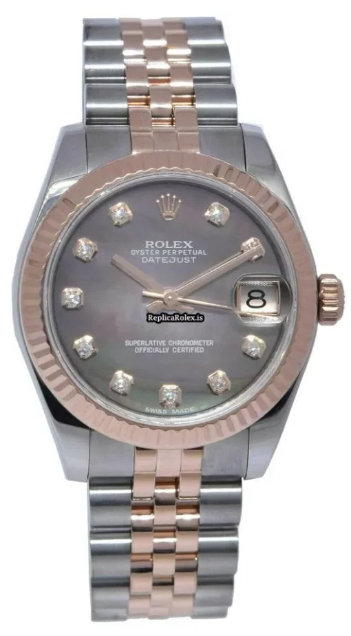 Quality Replica Rolex Lady-datejust 178271 Automatic Movement 31mm Steel Case Womens Watch - Image 11
