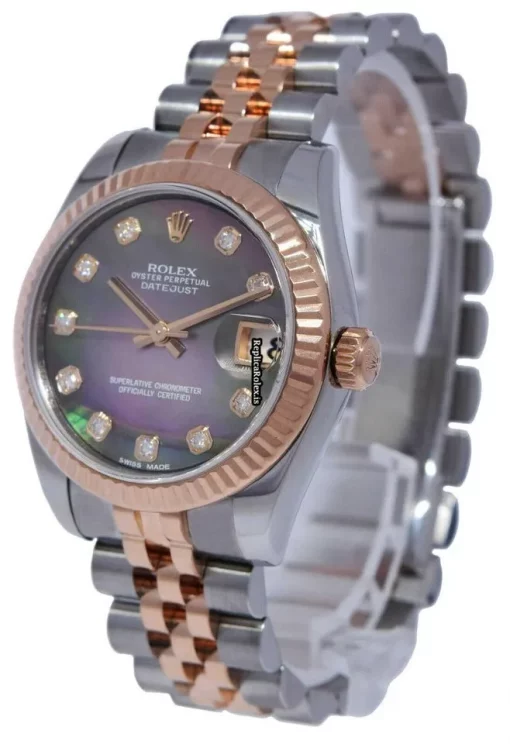 Quality Replica Rolex Lady-datejust 178271 Automatic Movement 31mm Steel Case Womens Watch - Image 3