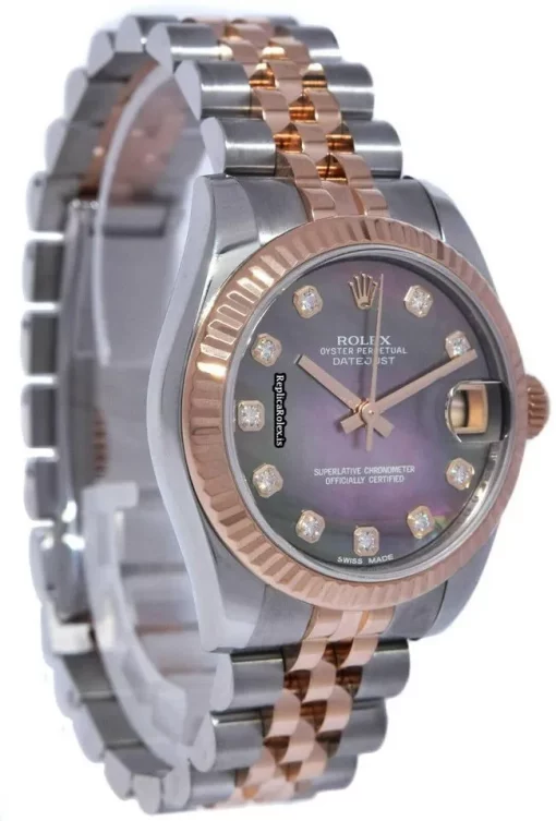 Quality Replica Rolex Lady-datejust 178271 Automatic Movement 31mm Steel Case Womens Watch - Image 4