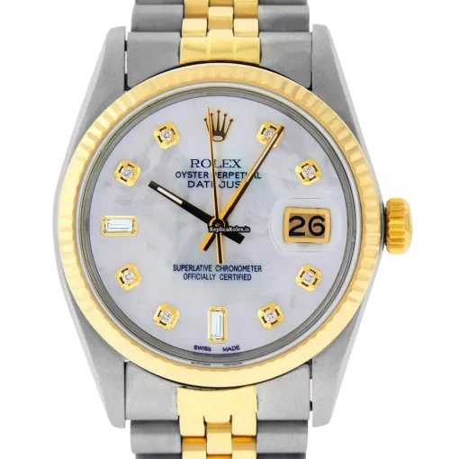 Lovely Imitation Rolex Datejust 16013 Caliber 3035 Automatic Movement 36mm Gold/steel Case Mens/unisex Watch