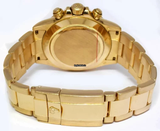 Nice Fake Rolex Daytona 116528 Automatic Movement 40mm Yellow Gold Case Mens/unisex Watch - Image 8