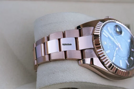 Special Fake Rolex Sky-dweller 326935 Caliber 9001 Automatic Movement 42mm Rose Gold Case Mens/unisex Watch - Image 3