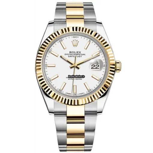 Exquisite Fake Rolex Datejust 126333 Caliber 3235 Automatic Movement 41mm Gold/steel Case Mens/unisex Watch