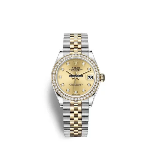 Nice Fake Rolex Datejust 278383rbr Caliber 2236 Automatic Movement 31mm Gold/steel Case Womens Watch