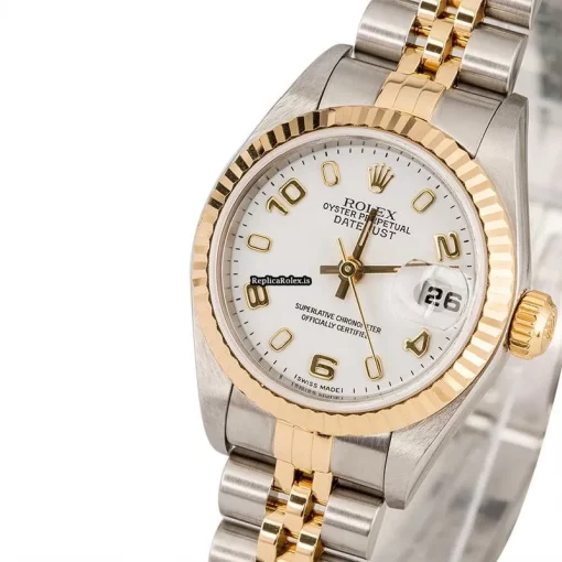 Offering Replica Rolex Lady-datejust 79173 Caliber 2235 Automatic Movement 26mm Gold/steel Case Womens Watch