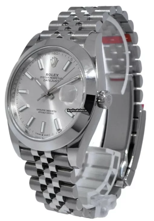 Luxury Replica Rolex Datejust 126300 Automatic Movement 41mm Steel Case Watch - Image 10